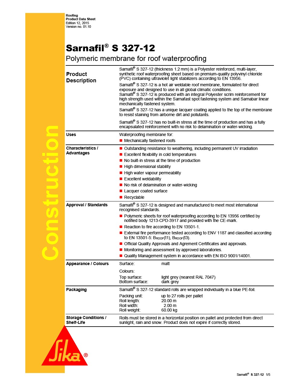 Sarnafil S 327-12